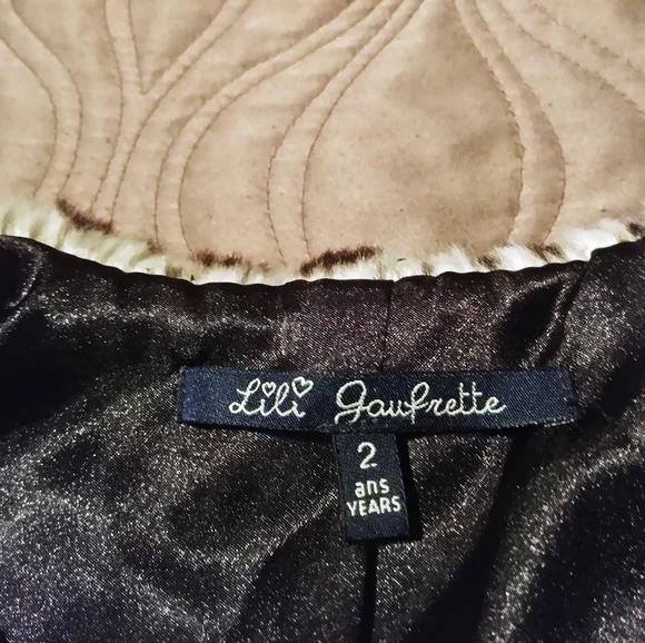 Fake fur vest for kids - Picture 3 of 3